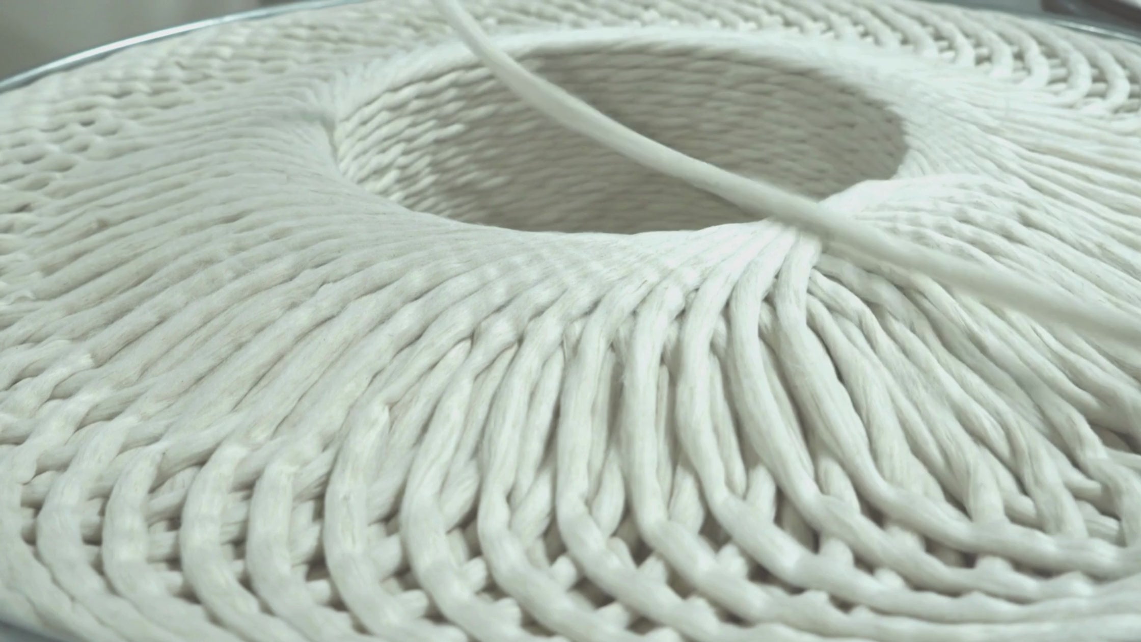 Unweaving Spool of Macrame
